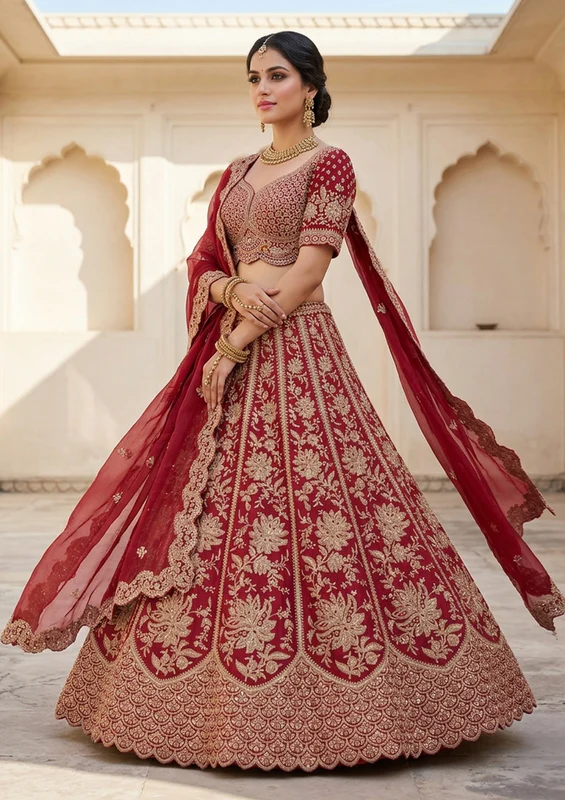 Heavy Work Lehenga Set